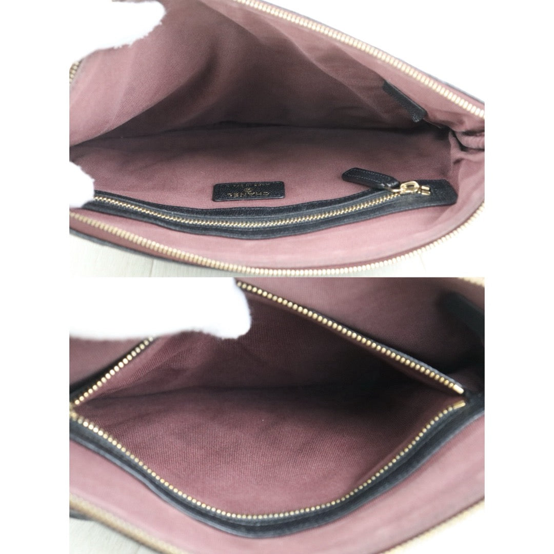 Include Entrupy Certificate of Authenticity｜Good ( Rank AB)｜ CHANEL Caviar Skin  Klassische Pochette Mit Reissverschluss  Black IC Chips Model｜S26052510