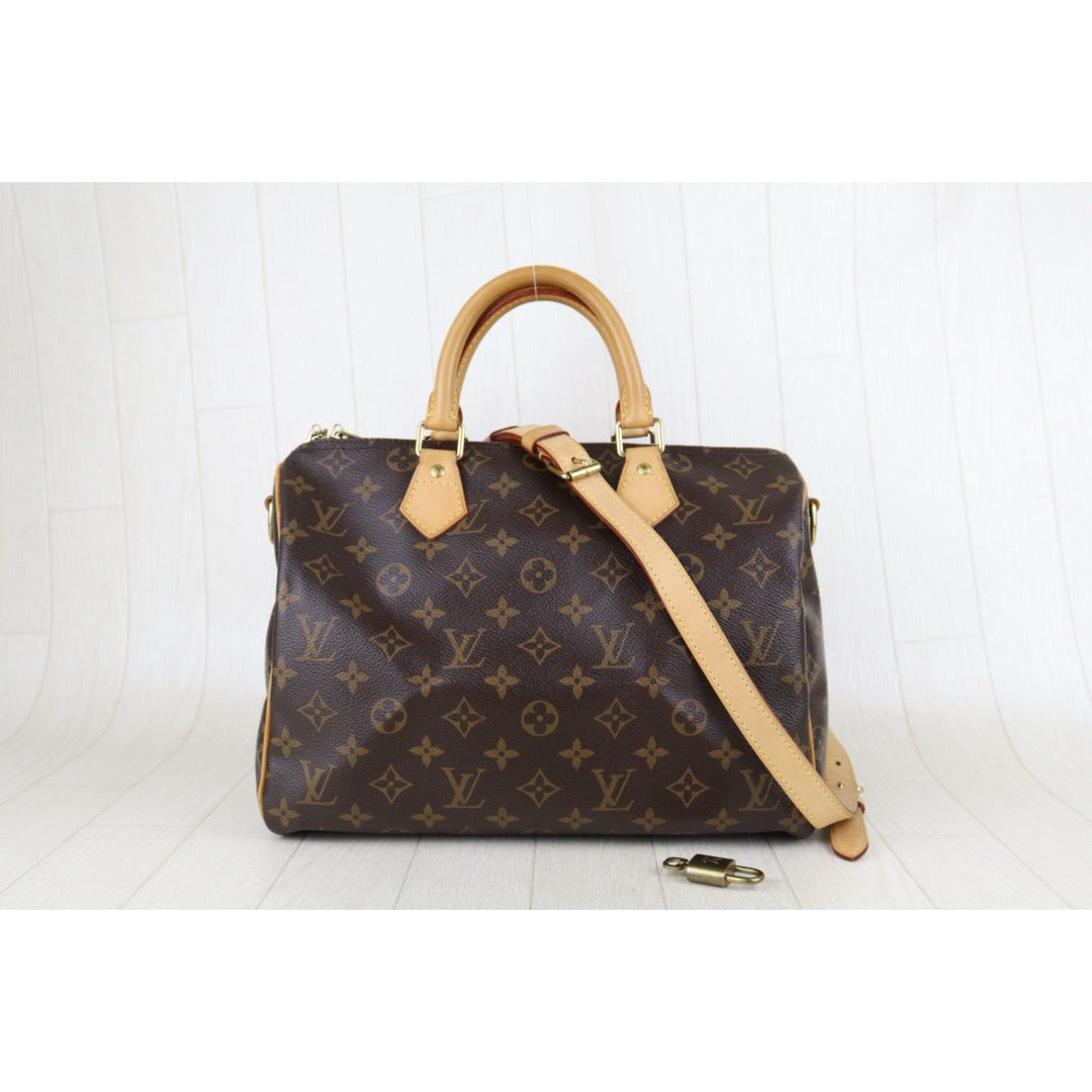 Good ( Rank AB) ｜ LV Monogram Speedy 30 Hand Bag With Shoulderstrap｜S25090109