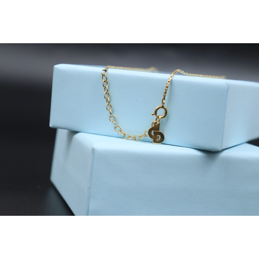 Very Good ( Rank A) ｜ Dior CD Heart Rhinestone Necklace ｜V25110623