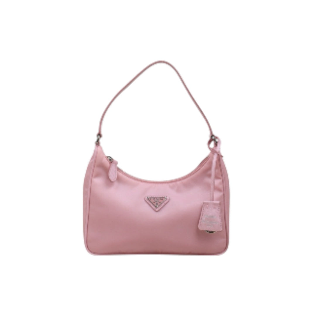 Very Good ( Rank A)｜ PRADA Re-Edition 2005 Nylon Hobo Shoulder Bag Pink｜S25110417