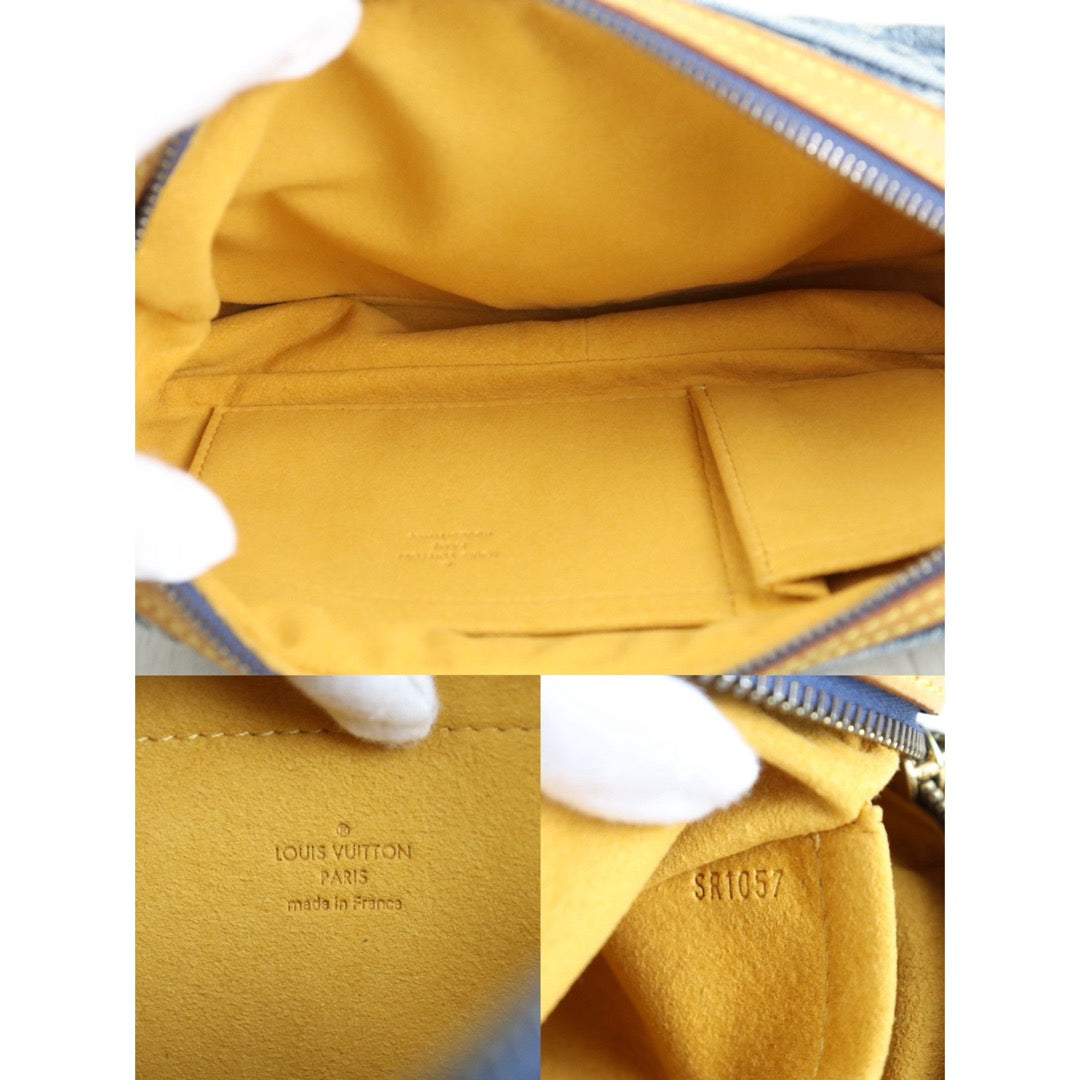 Include Entrupy Certificate of Authenticity｜Good ( Rank AB)｜Louis Vuitton Monogram  Denim Bum Bag  ｜S26090746