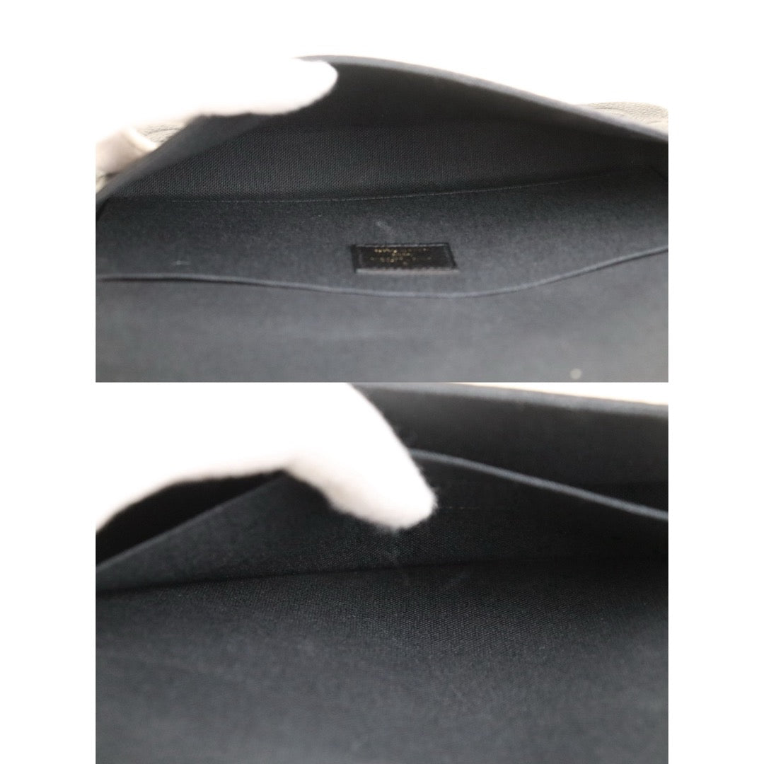 Include Entrupy Certificate of Authenticity｜Very Good ( Rank A)｜Louis Vuitton Monogram Empreinte Pochette Felicie Shoulder Bag Black｜S26042201