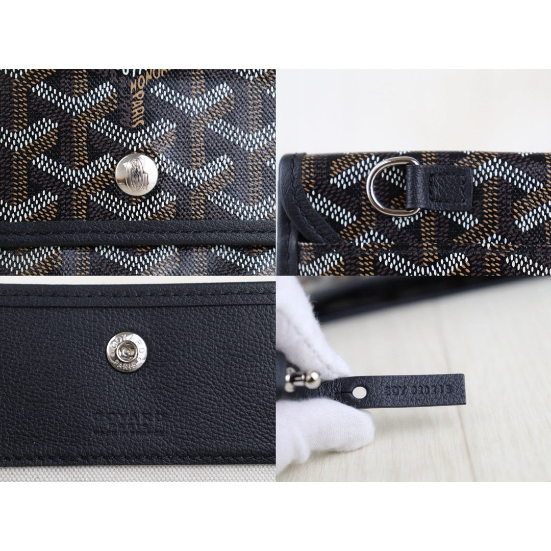 Include Entrupy Certificate of Authenticity｜Very Good ( Rank A)｜ Goyard Boheme Hobo Black｜S26022615