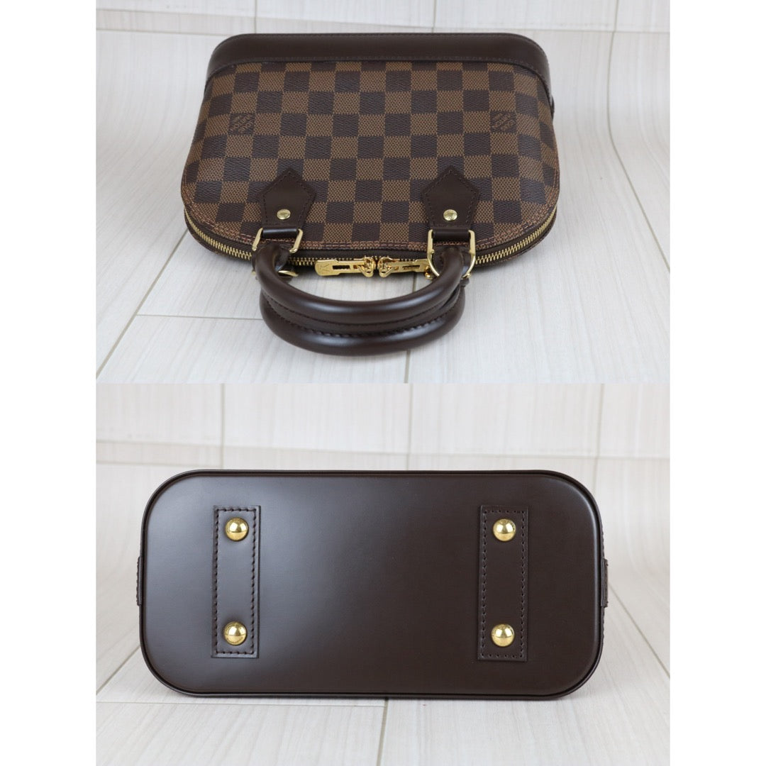 Include Entrupy Certificate of Authenticity｜Very Good ( Rank A)｜Louis Vuitton Damier Alma BB HandBag Shoulder Bag｜X26040817