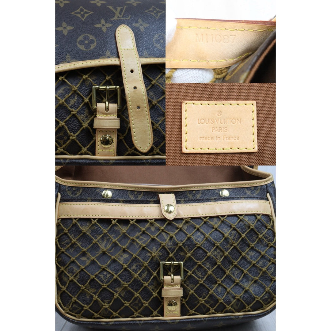 Include Entrupy Certificate of Authenticity｜Good ( Rank AB)｜Louis Vuitton Monogram Mesh Messenger ShoulderBag ｜26042817