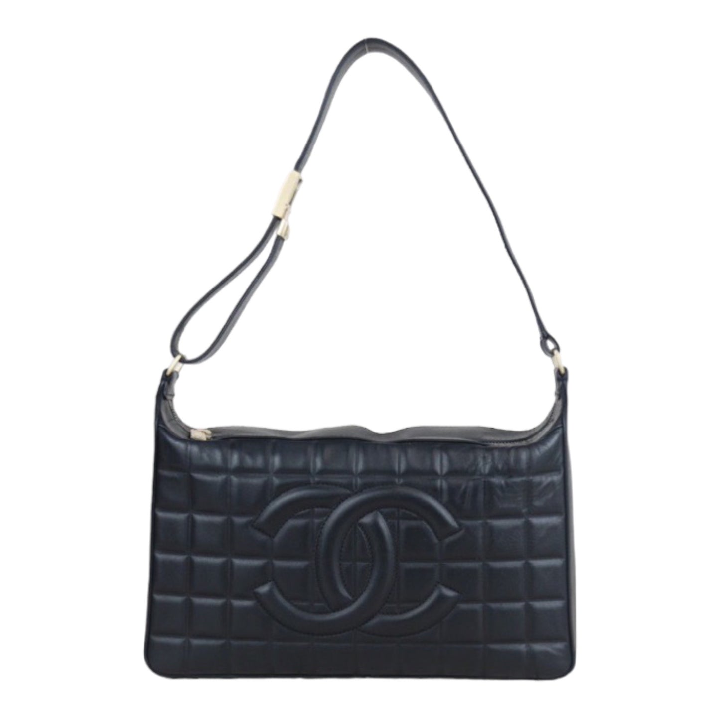 Rank A ｜ CHANEL Lambskin Shoulder Bag Black Made In 2003～2004 Year ｜23091808