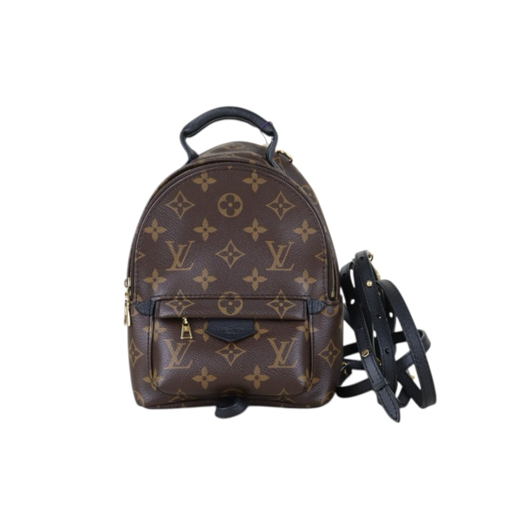 Include Entrupy Certificate of Authenticity｜Very Good ( Rank A)｜  Louis Vuitton Monogram Coated Canvas Mini Palm Springs Backpack IC Chips Model｜S26072528
