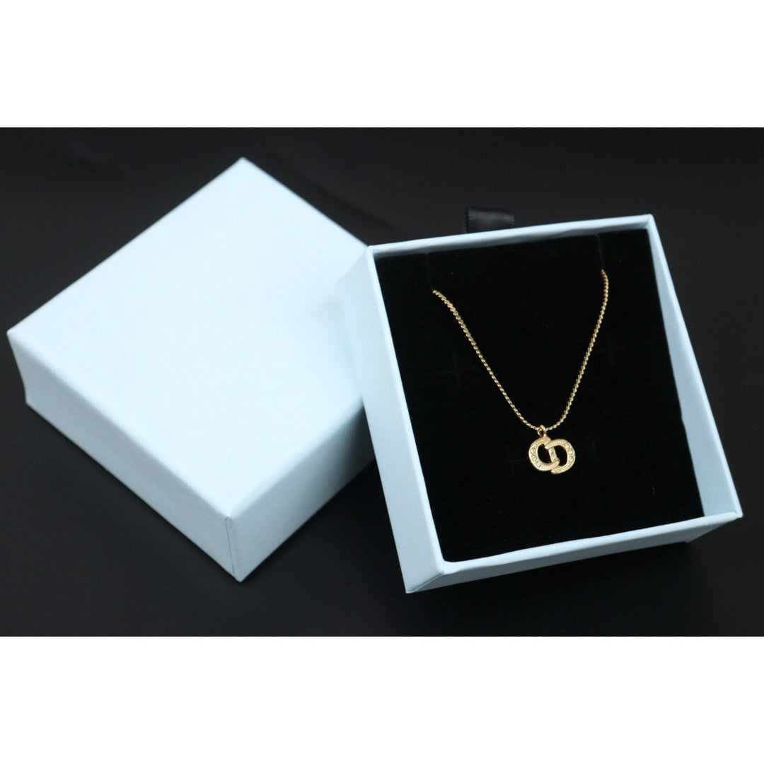 Very Good ( Rank A) ｜ Dior CD Rhinestone Necklace ｜25061919