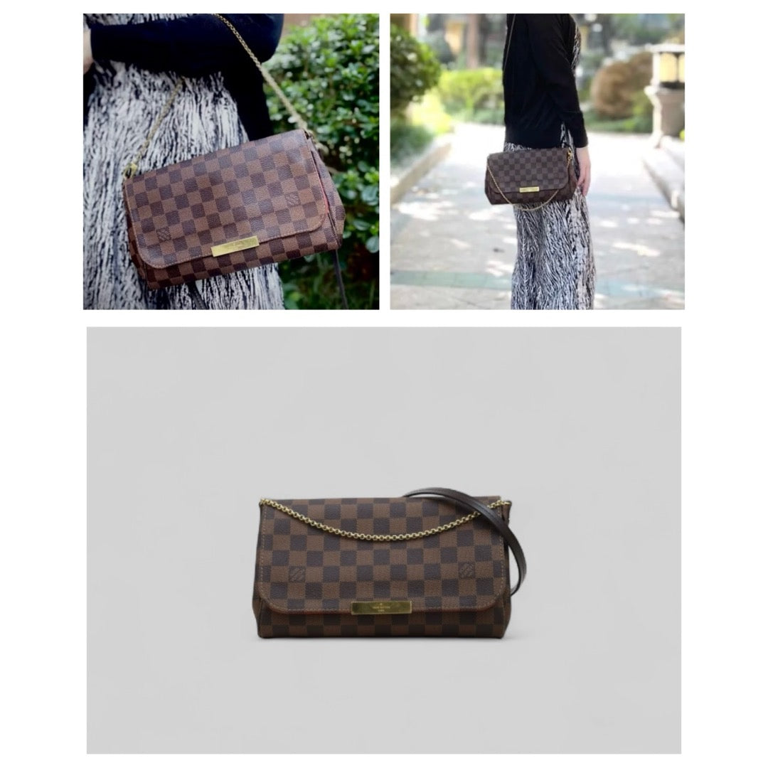 Very Good ( Rank A) ｜ LV Damier Favorite MM Shoulder Bag｜S25051109