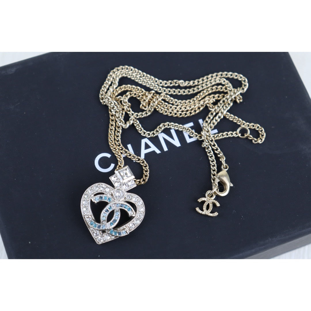 Very Good ( Rank A)｜ CHANEL Coco Mark Rhinestone Chocker Necklace｜H25011307