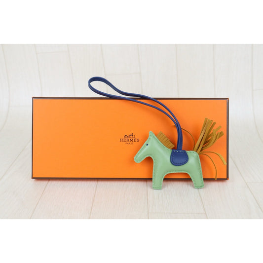 Excellent（Rank SA)｜ HERMES Rodeo PM Bag Charm Green｜H25081806