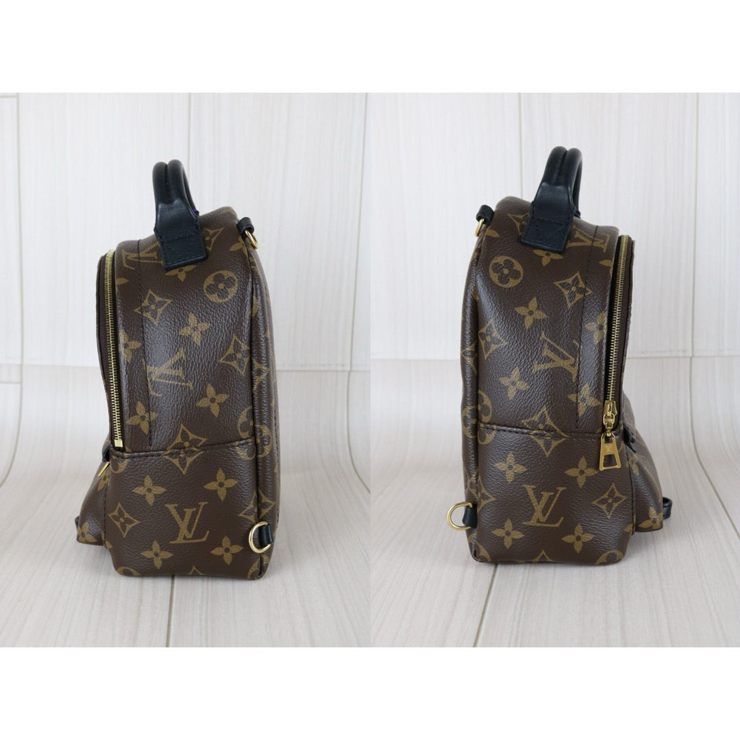Very Good ( Rank A) ｜  LV Monogram Coated Canvas Mini Palm Springs Backpack IC Chips Model｜X25101801