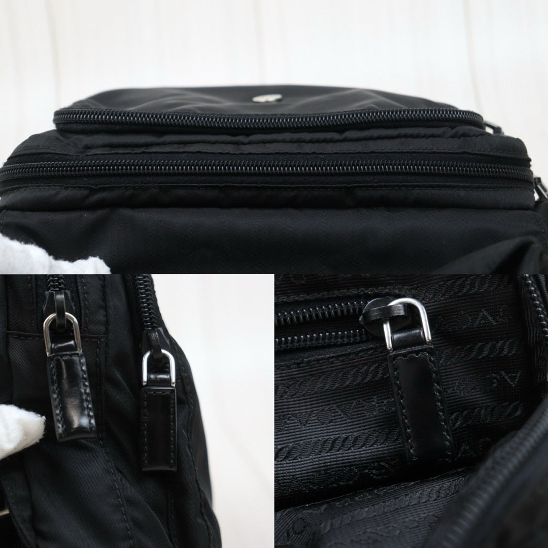 Good ( Rank AB)｜Prada Nylon ShoulderBag Black｜25051707