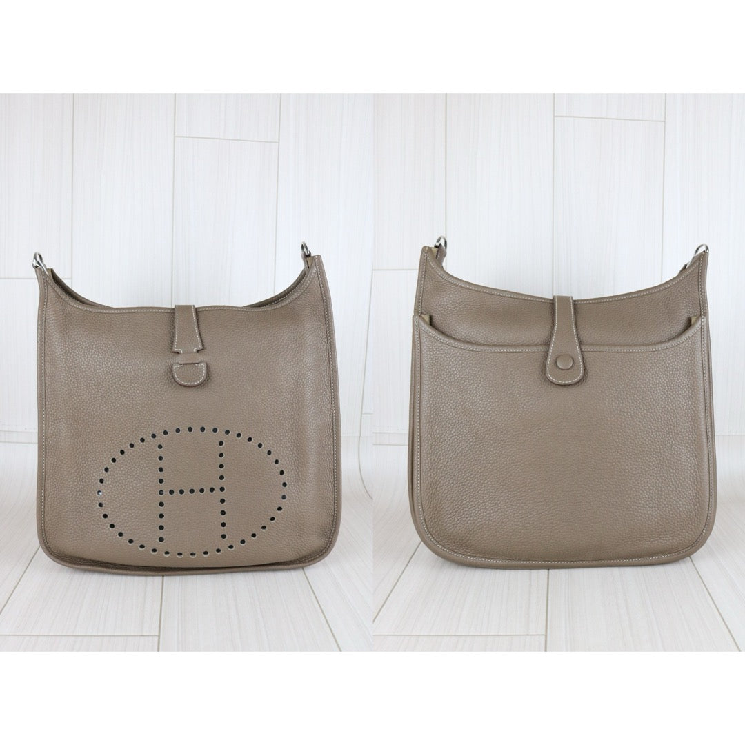 Very Good ( Rank A)｜ HERMES Evelyn 33 Shoulder Bag  C Stamp Grey ｜W25091102