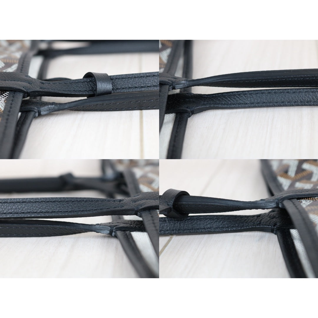 Excellent（Rank SA）｜ Goyard Saint-Louis PM Tote Bag Black｜S25111602