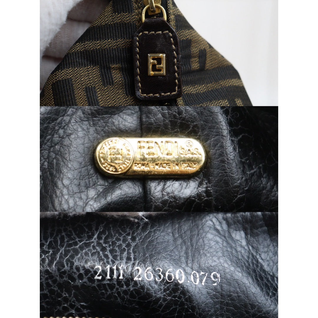 Rank AB ｜ FENDI PM Zucca Handbag ｜24062711