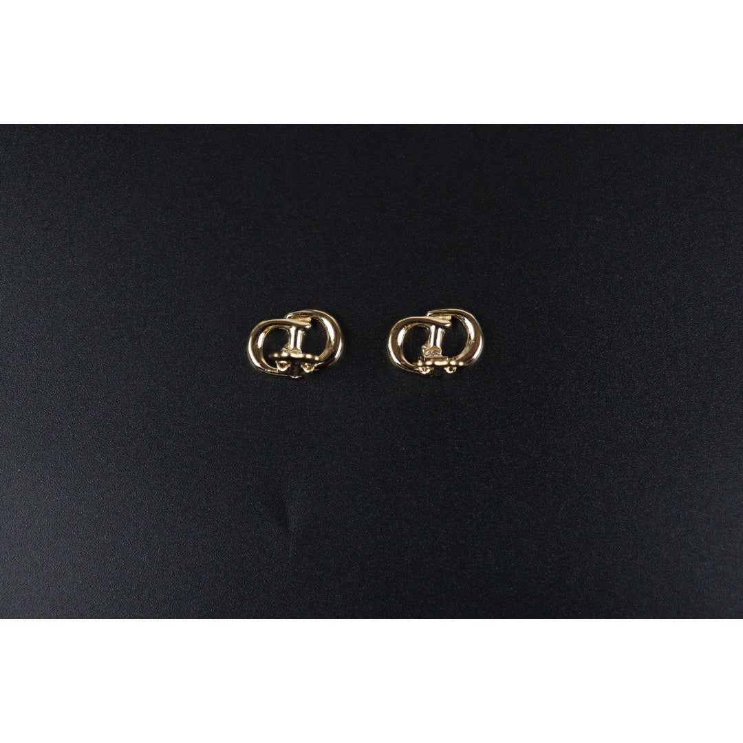 Rank A ｜ Dior CD Earring Gold Plated｜23113009