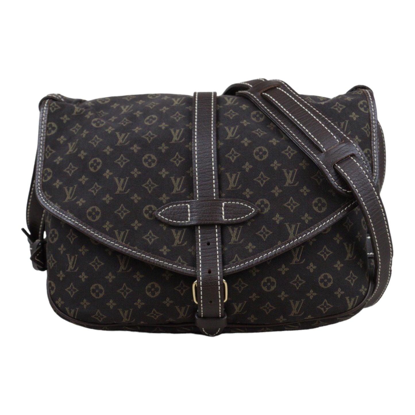 Rank A ｜ LV Monogram Idiel Saumur 25 Sepia Shoulder Bag｜24011824