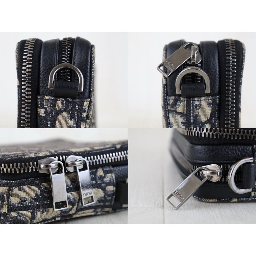 Include Entrupy Certificate of Authenticity｜Good ( Rank AB) ｜ Dior Trotter Safari Oblique Shoulder Bag｜S26012710