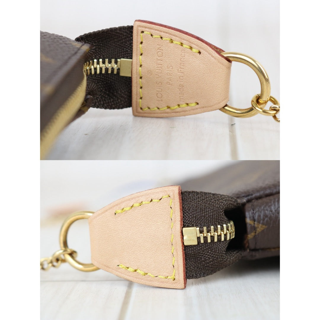 Include Entrupy Certificate of Authenticity｜Excellent（Rank SA）｜ Louis Vuitton Monogram Mini Pochette Accessoire｜X26081809