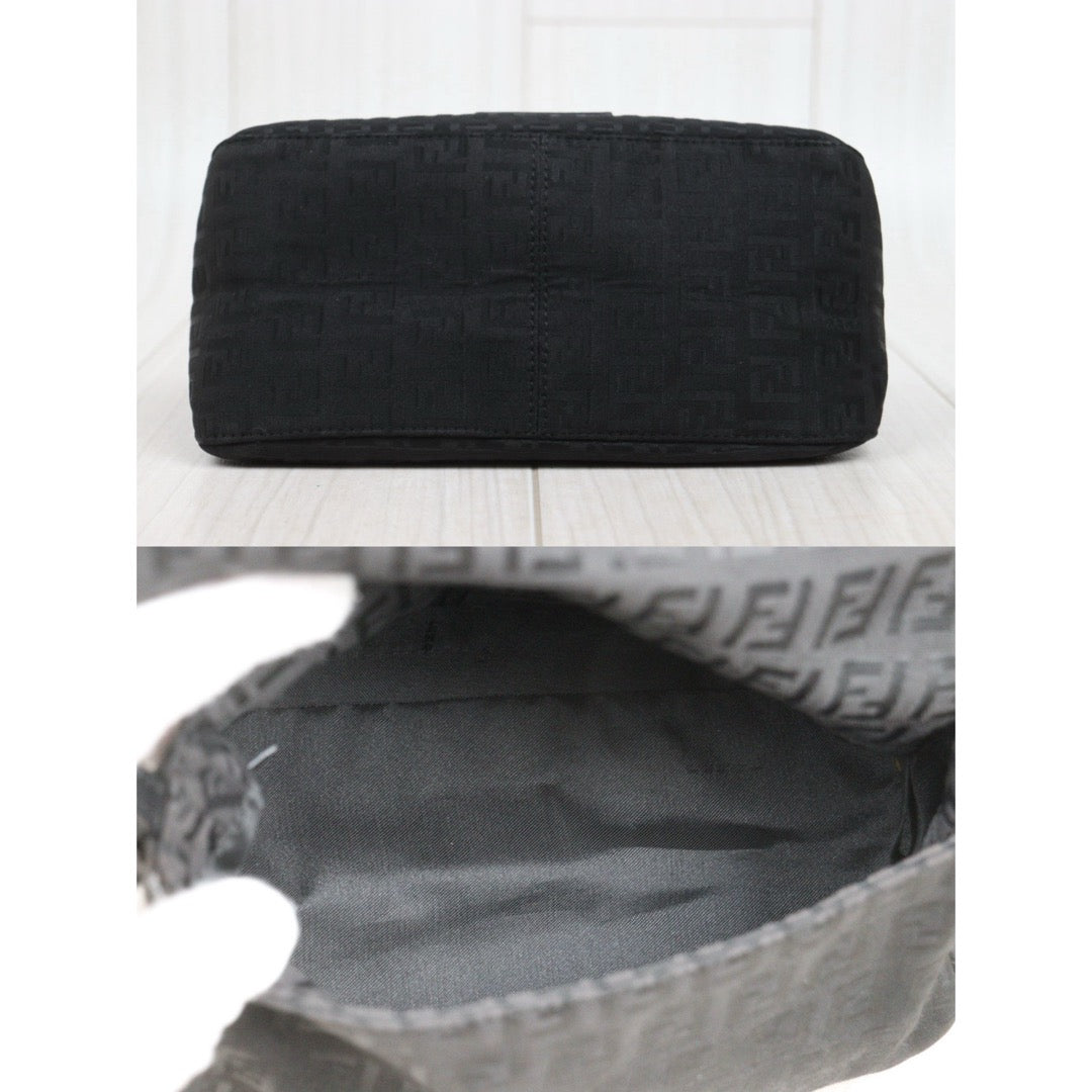 Good ( Rank AB)｜ FENDI Mamma Baguette Shoulder Bag Black ｜26012215