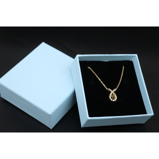 Very Good ( Rank A) ｜ Dior CD Rhinestone Necklace ｜V25110616