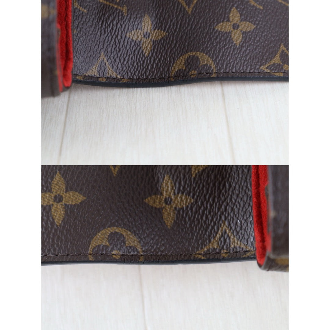 Include Entrupy Certificate of Authenticity｜Good ( Rank AB) ｜Louis Vuitton Monogram Sanit Placide Cerise Shoulder Bag ｜S26090728