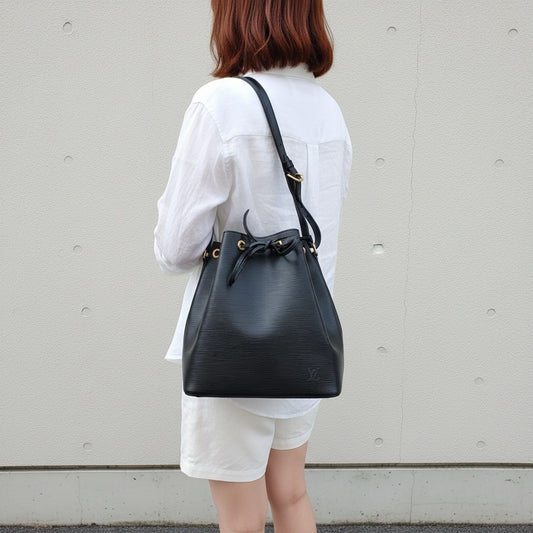 Include Entrupy Certificate of Authenticity｜Very Good ( Rank A) ｜ Louis Vuitton Epi Noe Shoulder Bag Black｜26062302