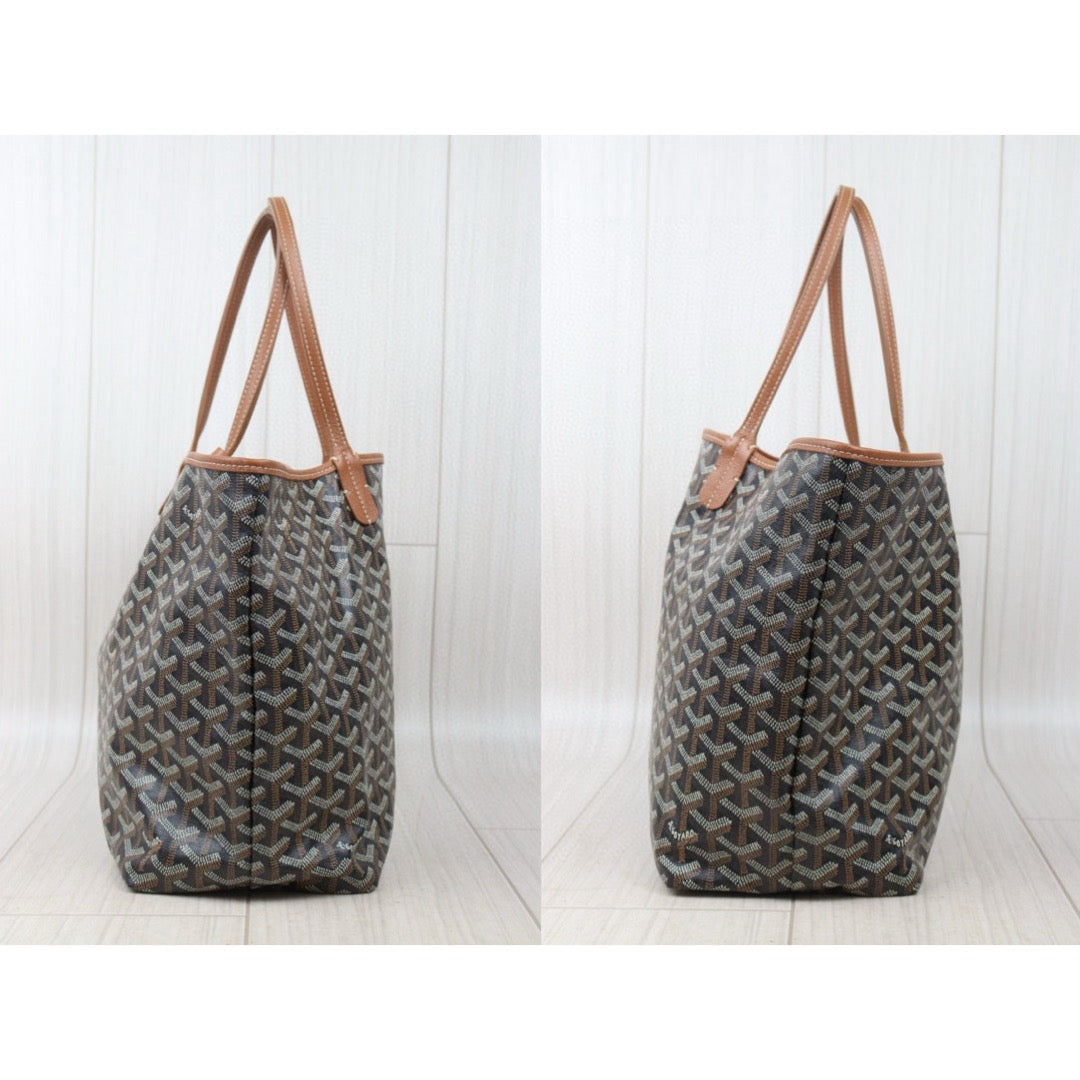 Good ( Rank AB)｜ Goyard Saint-Louis PM Tote Bag Brown｜S24092809