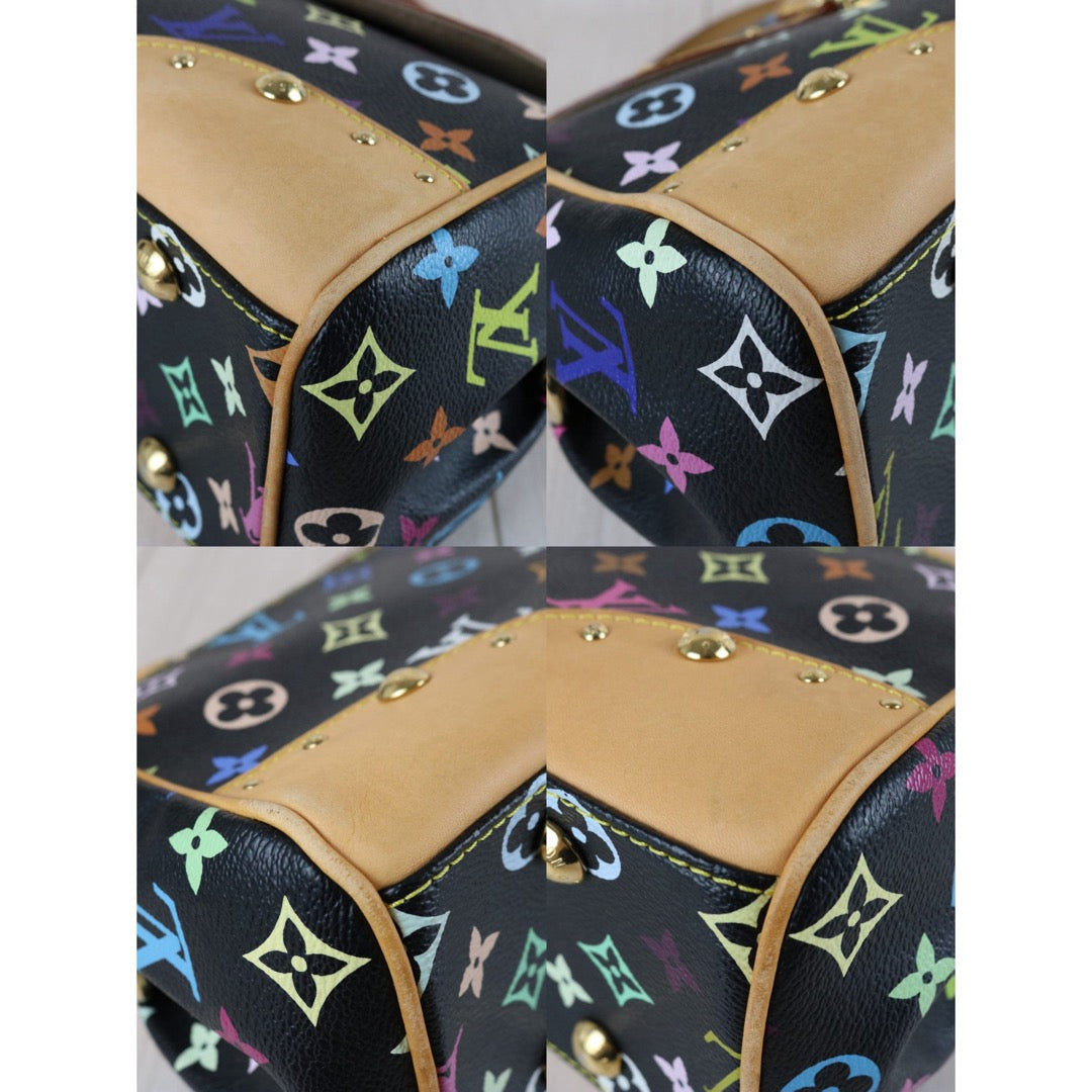 Include Entrupy Certificate of Authenticity｜Good ( Rank AB)｜Louis Vuitton Monogram Takashi Murakam Multicolor Beverly MM HandBag｜S26080115
