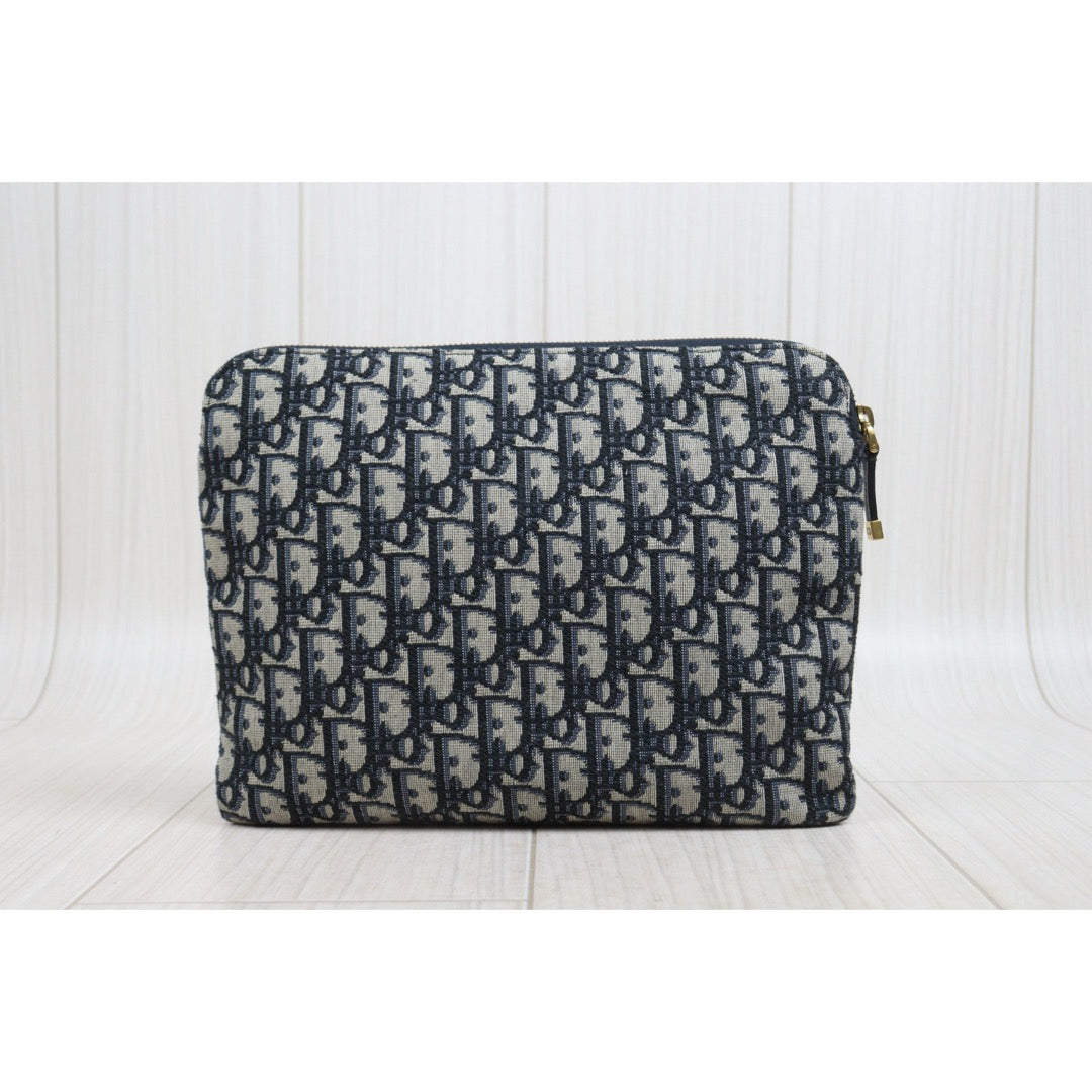 Include Entrupy Certificate of Authenticity｜Very Good ( Rank A)｜ Dior  Oblique Travel Kit  Clutch｜26050713