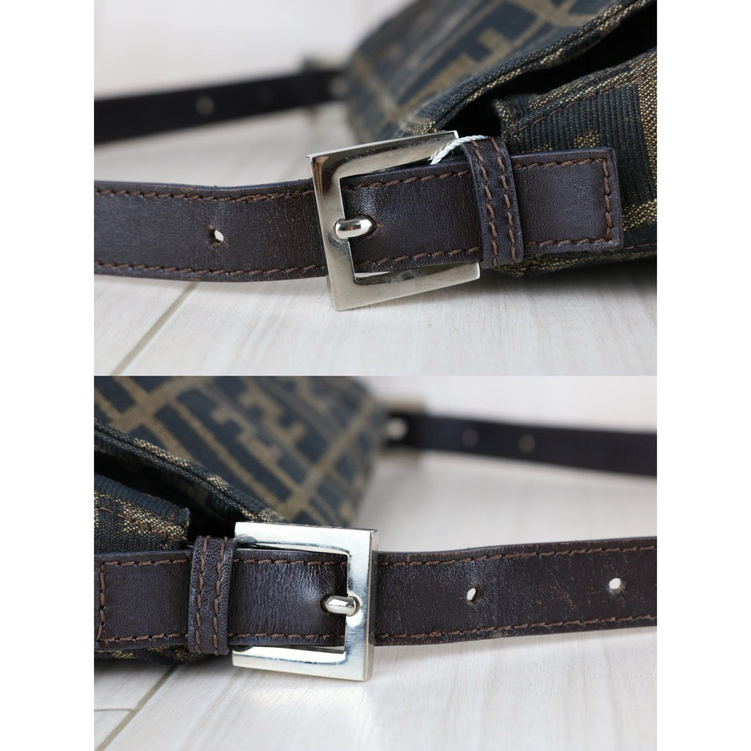 Good ( Rank AB)｜ FENDI Zucca Mamma Baguette Shoulder Bag｜W25110605