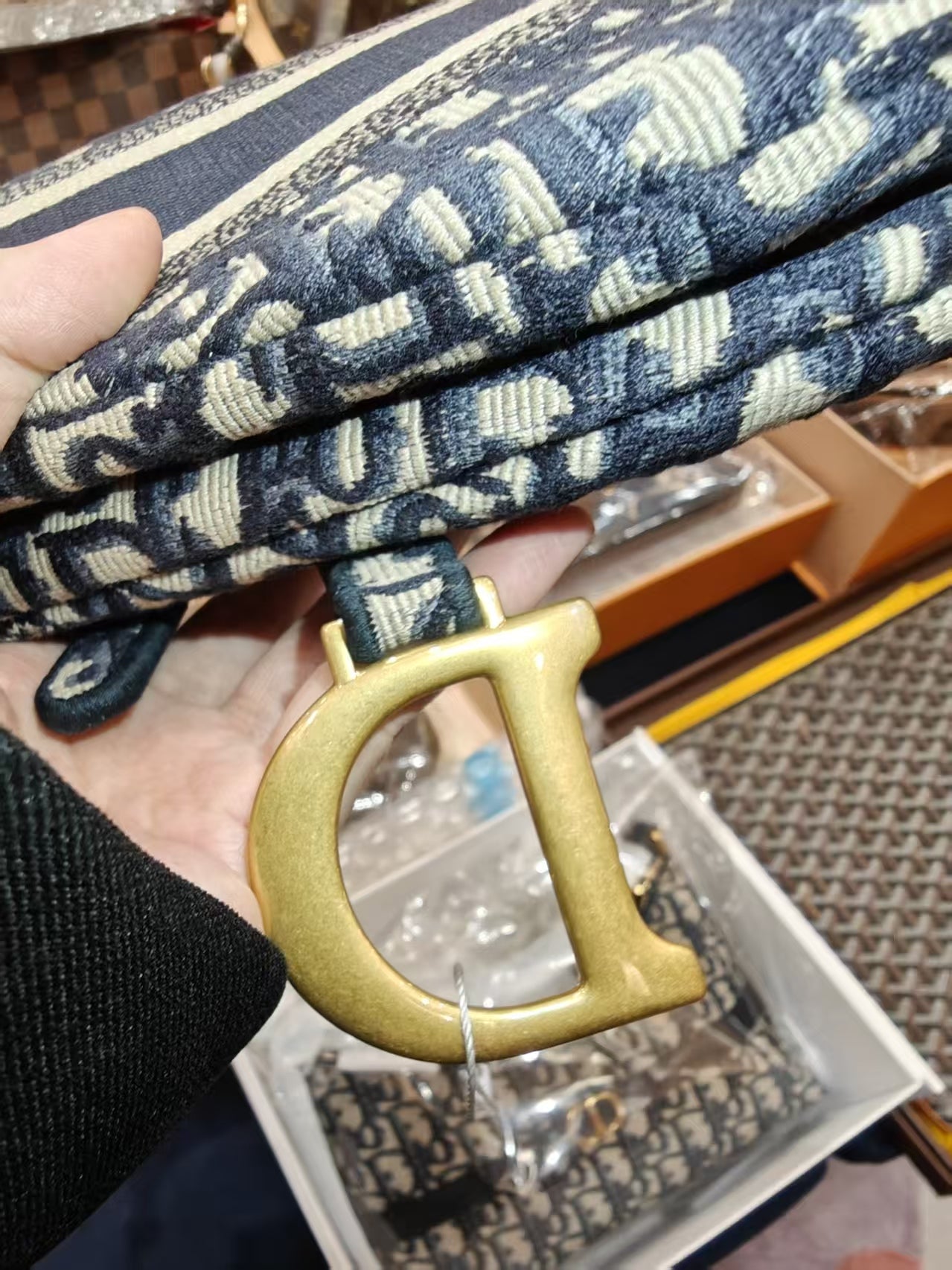 Dior Trotter Saddle Shoulder Bag