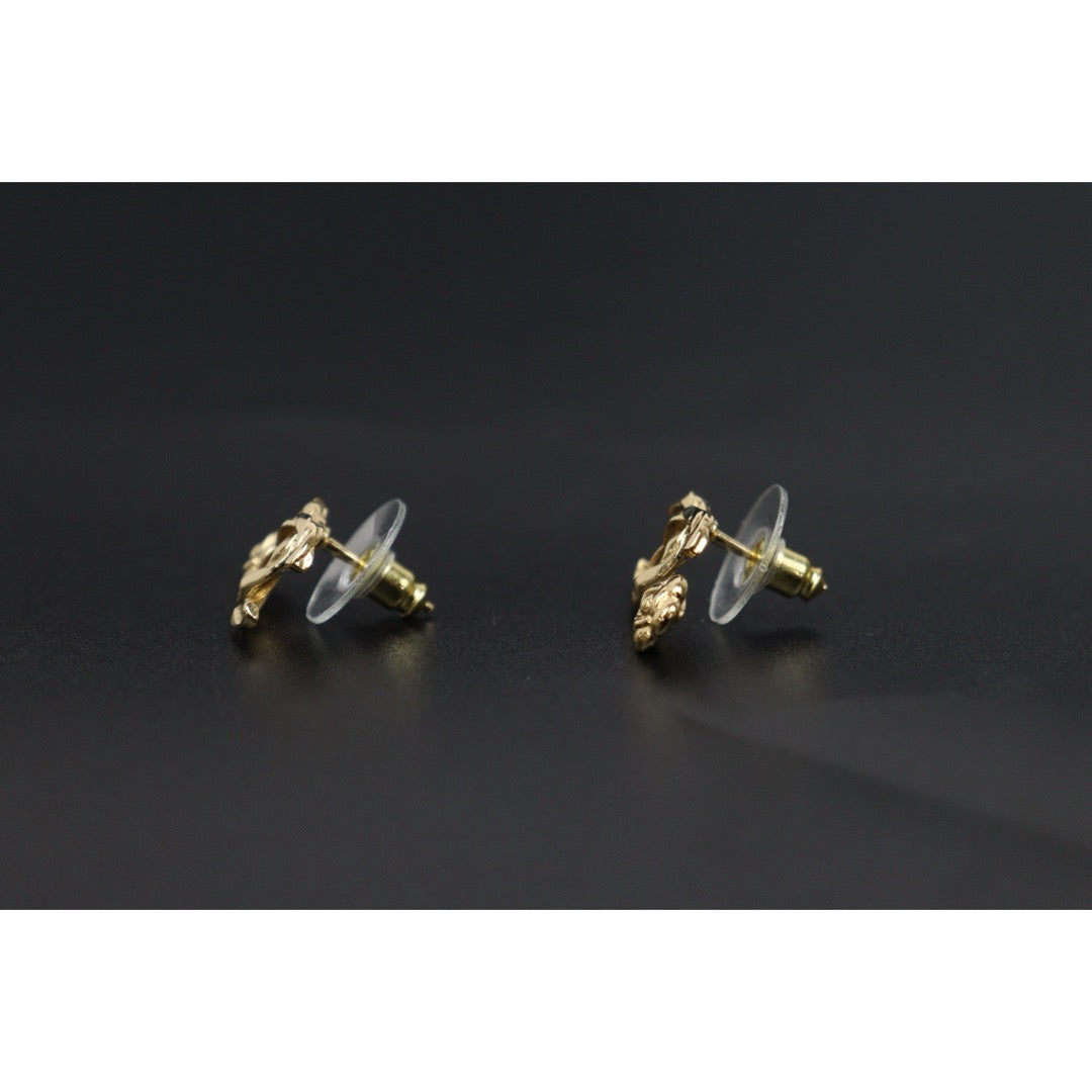 Include Authentic Detective Certificate of Authenticity｜Very Good ( Rank A) ｜CHANEL A22A COCO Mark  Camellia Earrings Made In 2022Year｜S26031019