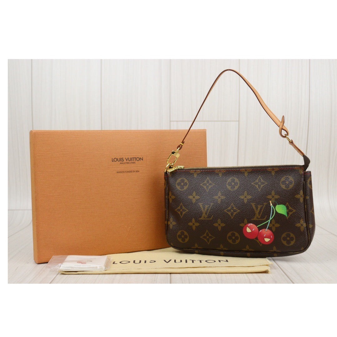 Rank SA  ｜ LV Monogram Cherry Pochette Accessoires Takashi Murakami Model｜23121110