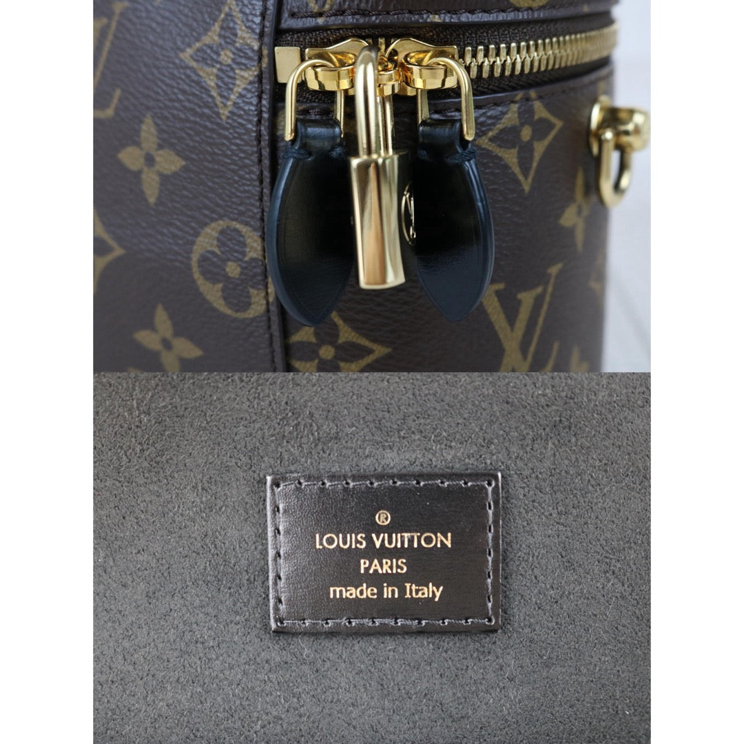 Include Entrupy Certificate of Authenticity｜Very Good ( Rank A)｜ Louis Vuitton Monogram Vanity Handbag Shoulder Bag IC Chips Model｜S26051106