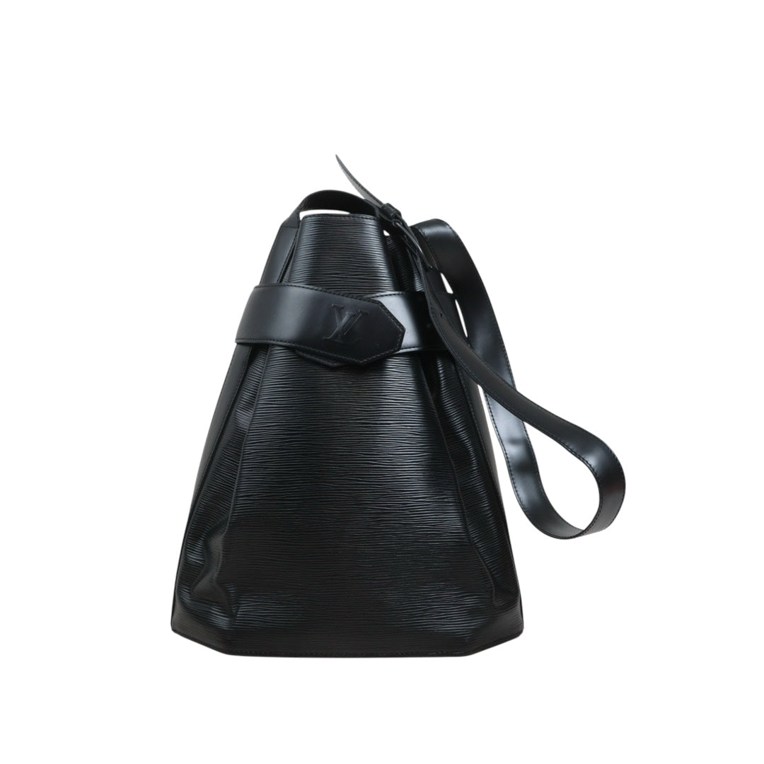 Include Entrupy Certificate of Authenticity｜Good ( Rank AB)｜Louis Vuitton Epi Sack de Paul GM Shoulder Bag Black｜26101408