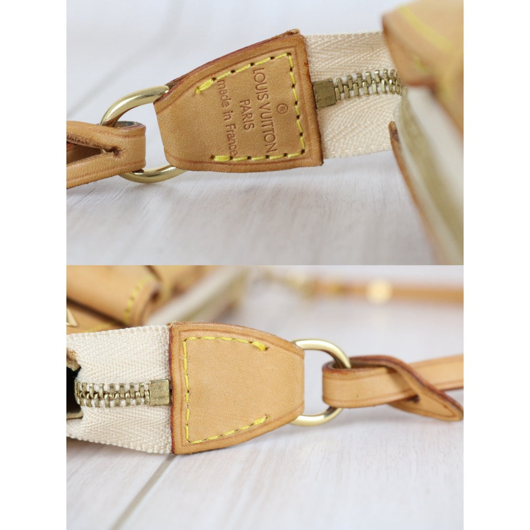 Include Entrupy Certificate of Authenticity｜Very Good ( Rank A) ｜  Louis Vuitton Takashi Murakam Sakura Monogram  Pochette Accessoires Limited edition｜S26031505