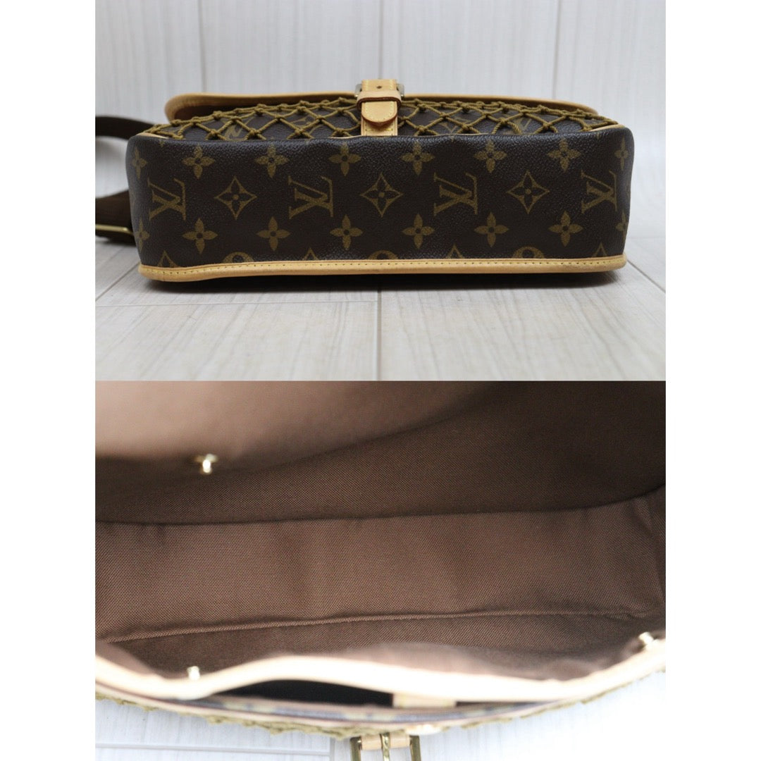 Include Entrupy Certificate of Authenticity｜Good ( Rank AB)｜Louis Vuitton Monogram Mesh Messenger ShoulderBag ｜26042817