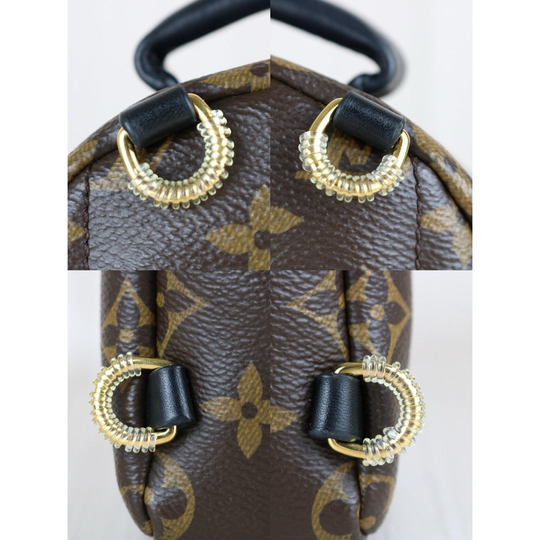 Very Good ( Rank A) ｜  LV Monogram Coated Canvas Mini Palm Springs Backpack｜X25070605