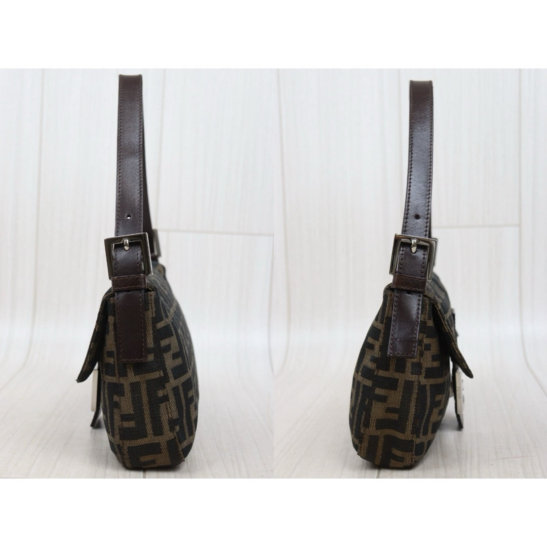 Good ( Rank AB) ｜ FENDI Zucca Mamma Baguette Shoulder Bag ｜S25110403