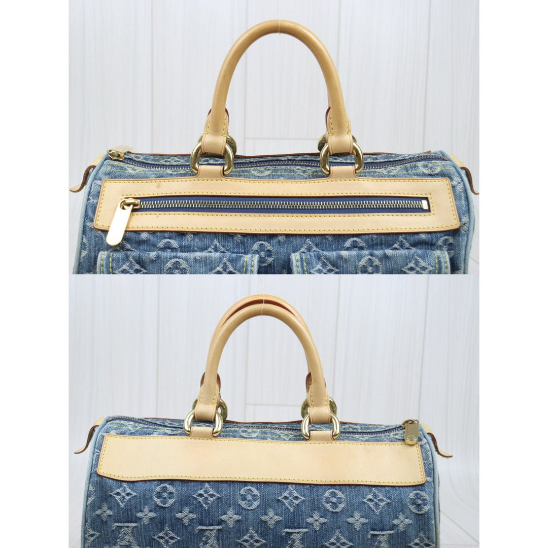 Good ( Rank AB)｜  LV Monogram Denim Hand Bag｜V25092513
