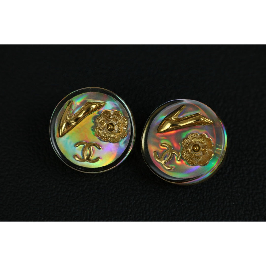 Very Good ( Rank A)｜CHANEL Laser Series Earrings｜X25032003