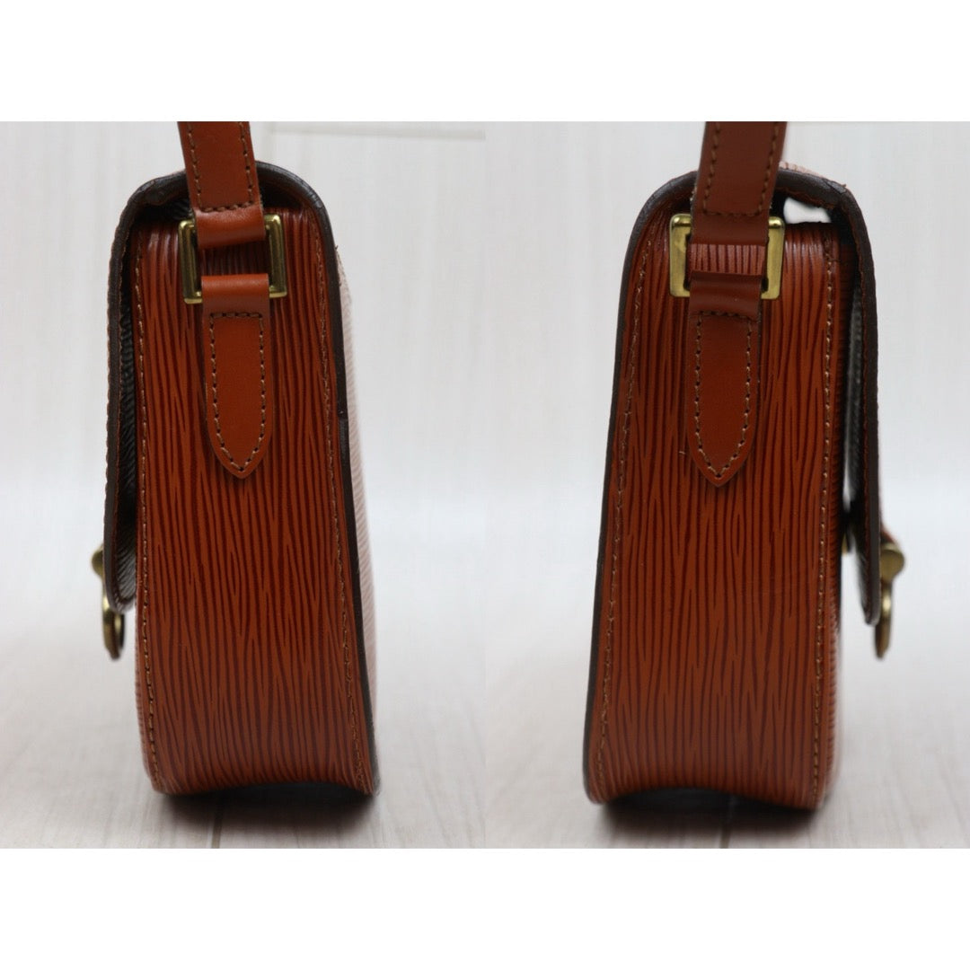 Good ( Rank AB)｜ LV Epi Saint Cloud PM Shoulder Bag Caramel｜V25102805