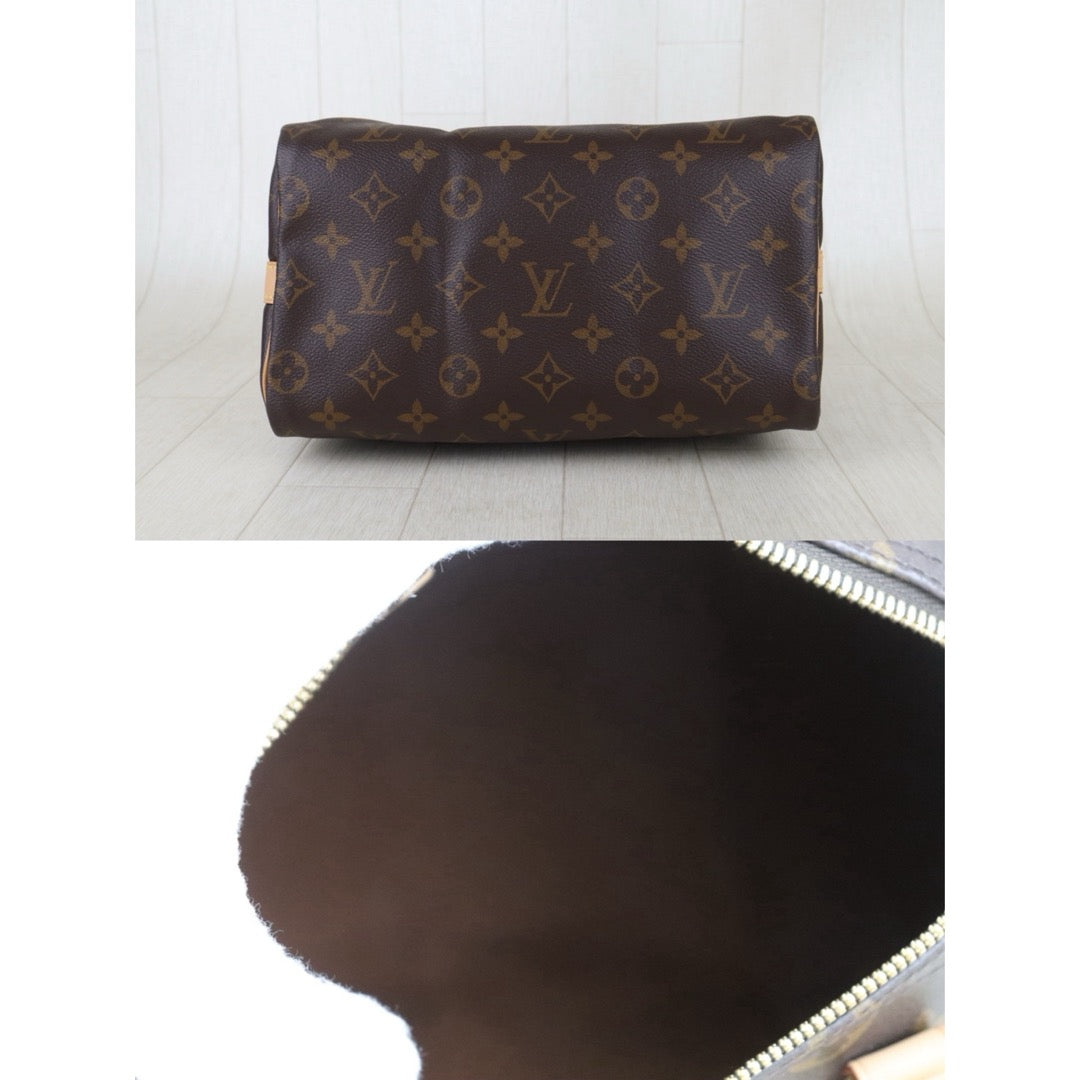 Include Entrupy Certificate of Authenticity｜Excellent（Rank SA） ｜ Louis Vuitton Monogram Speedy 25 Hand Bag With Shoulder Strap｜S26072512