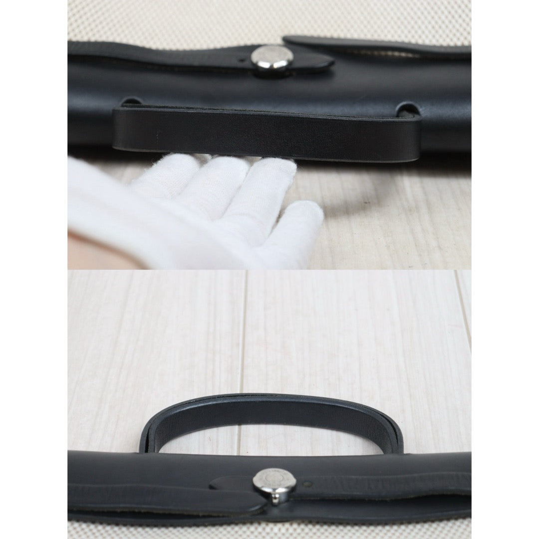 Include Entrupy Certificate of Authenticity｜Good ( Rank AB)｜ HERMES Herbag PM Hang Bag □H Stamp Made in 2004Year No Shoulder strap｜26051803
