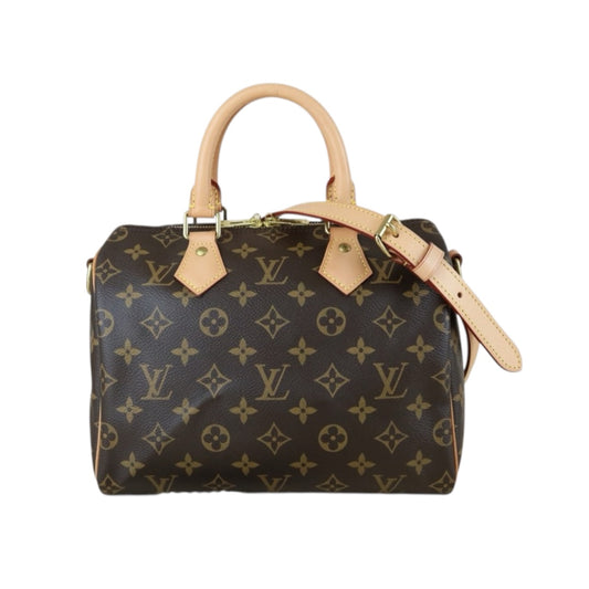 Include Entrupy Certificate of Authenticity｜Very Good ( Rank A)｜ Louis Vuitton Monogram Speedy 25 Hand Bag With Shoulder Strap ｜X26040820