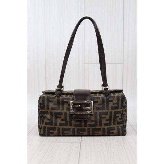 Rank A ｜ FENDI Zucca Mamma Shoulder Bag ｜Q24030503