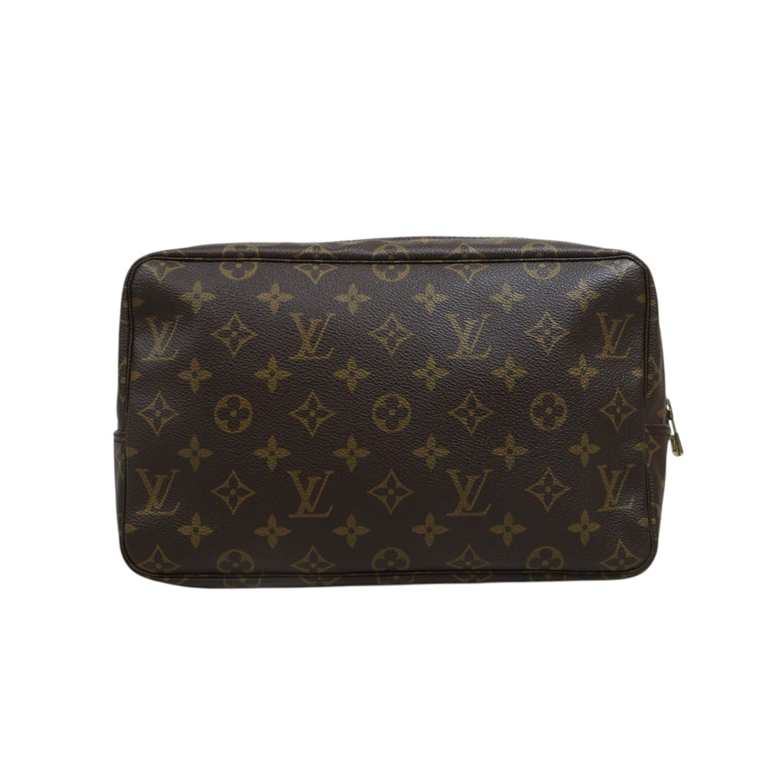 Include Entrupy Certificate of Authenticity｜Very Good ( Rank A) ｜ Louis Vuitton Truth Toilet 28 Monogram Makeup Pouch｜26090703