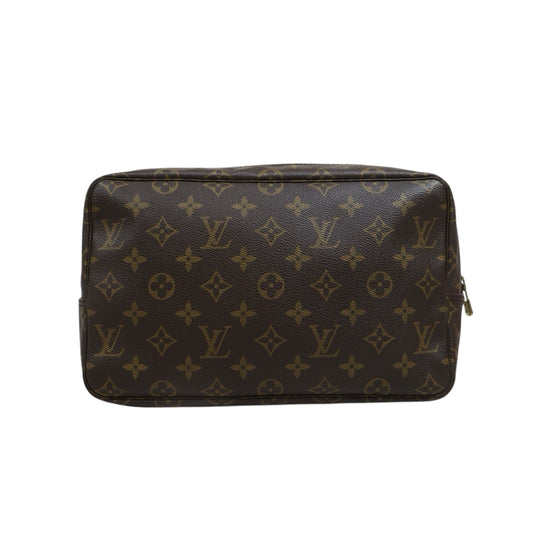 Include Entrupy Certificate of Authenticity｜Very Good ( Rank A) ｜ Louis Vuitton Truth Toilet 28 Monogram Makeup Pouch｜26090703